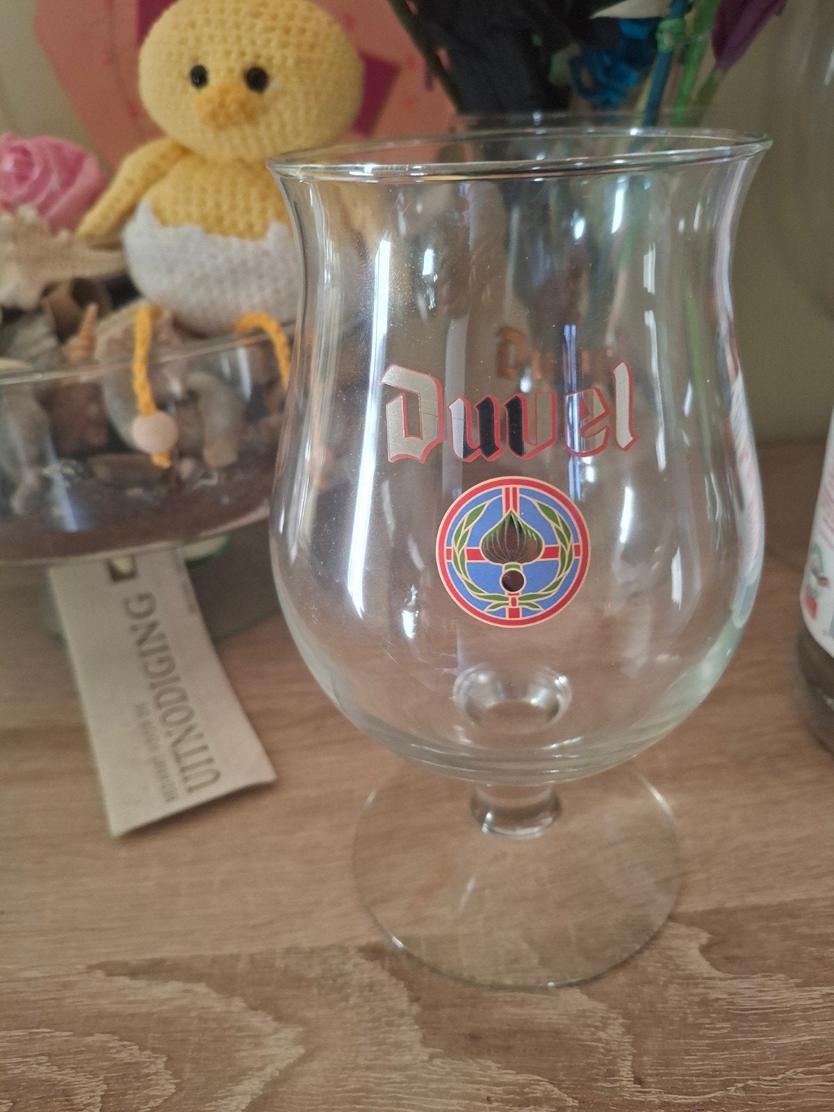 Duvel glas rijkswacht, Ophalen, Duvel