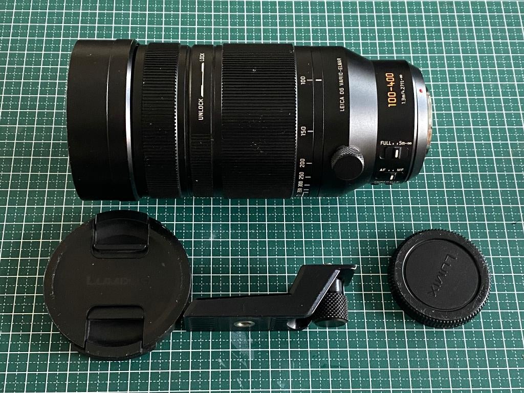 Panasonic Leica 100-400 DG Vario-Elmar F 4.0 - 6.3 ASPH OIS, Enlèvement ou Envoi, Comme neuf, Téléobjectif, Zoom