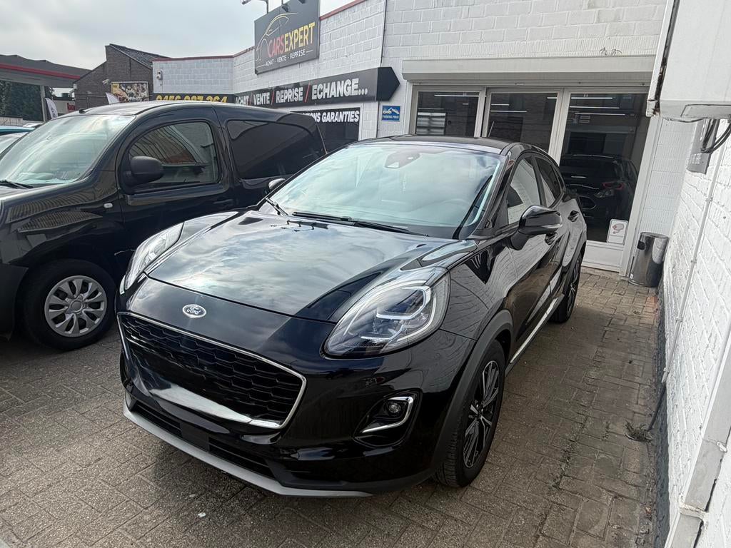 Ford Puma Titanuim 116.000 km Gps, Automaat, Puma, Zwart, Zwart