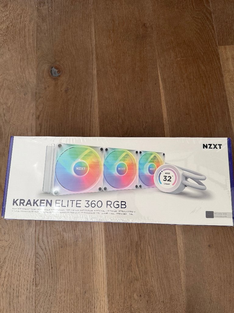 NZXT Kraken Elite 360 RGB 2023 (Wit) – Nieuw & Ongeopend, Computers en Software, Computerkoelers, Ophalen of Verzenden, Nieuw