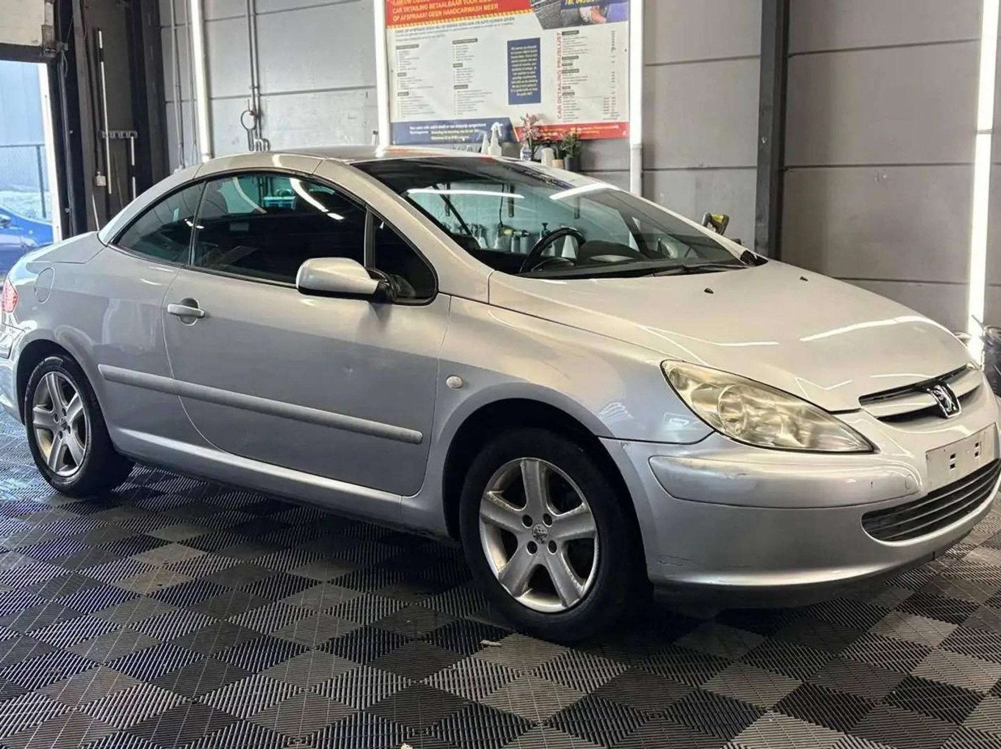 Peugeot 307 cc 1.6 bj2005 benzine manueel eur4 140058km, Autos, Argent ou Gris, Achat, Entreprise, Cabriolet