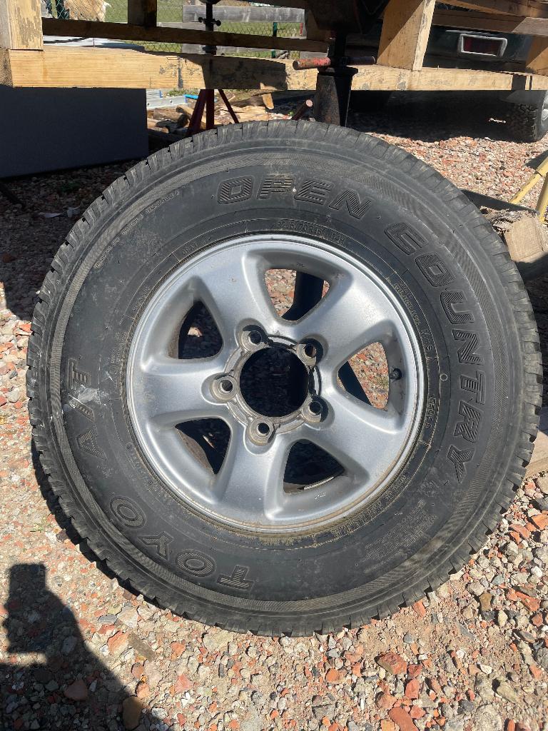 Banden + velg Landcruiser 100, Auto-onderdelen, Ophalen, Gebruikt, 16 inch, 275 mm