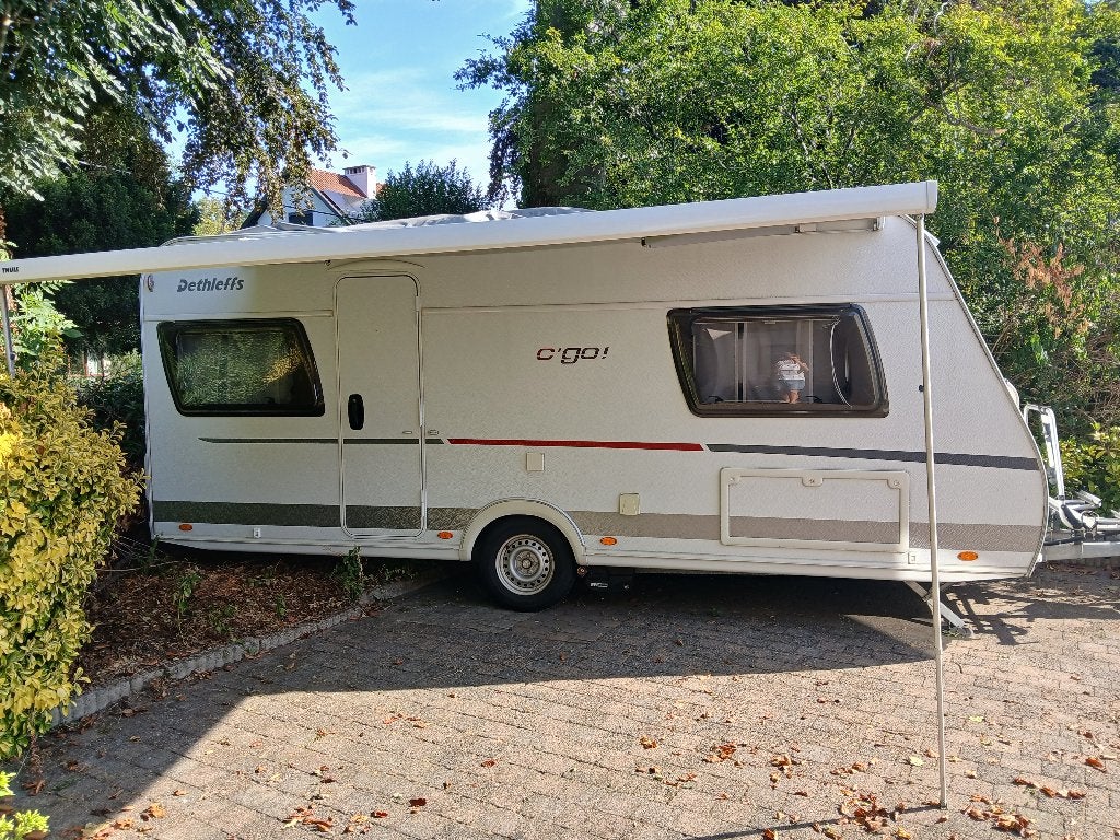 DETHLEFS  C go mover, luifel, airco, Caravans en Kamperen, Rondzit, Frans bed, Particulier, Dethleffs