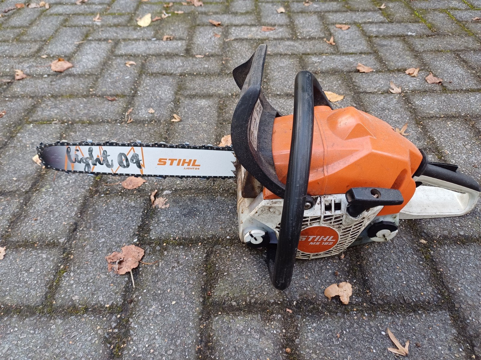 Stihl kettingzaag MS182, Doe-het-zelf en Bouw, Ophalen, Gebruikt, Kettingzaag, Stihl