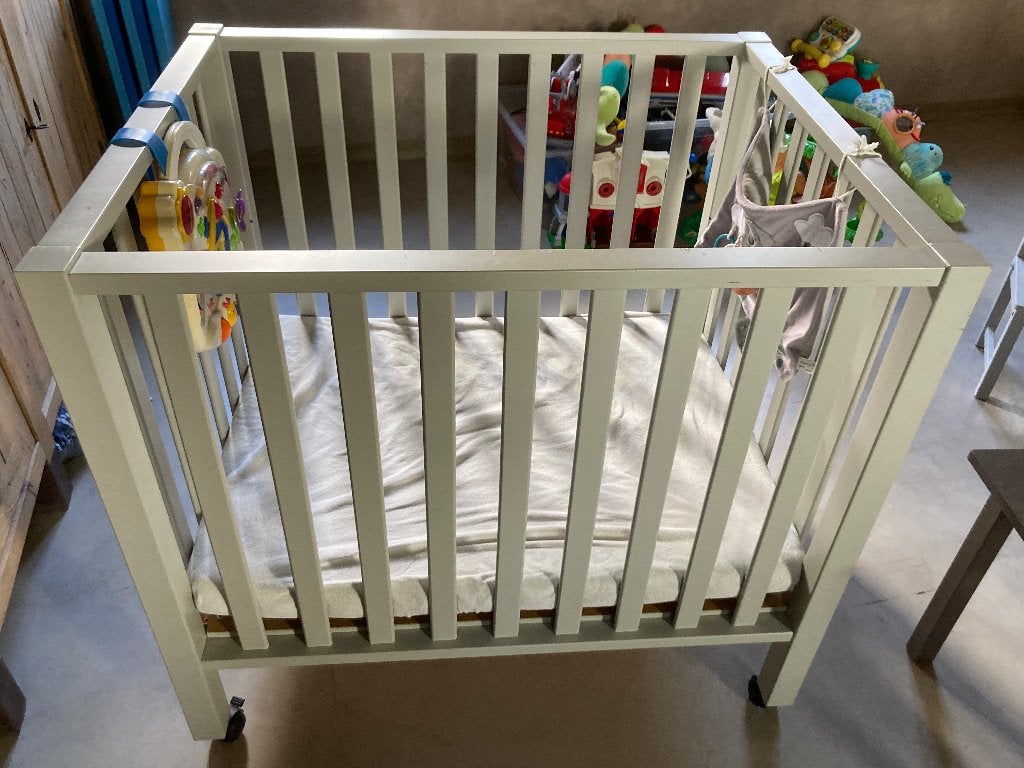 Babypark, Ophalen, Gebruikt, Rechthoekig, In hoogte verstelbaar