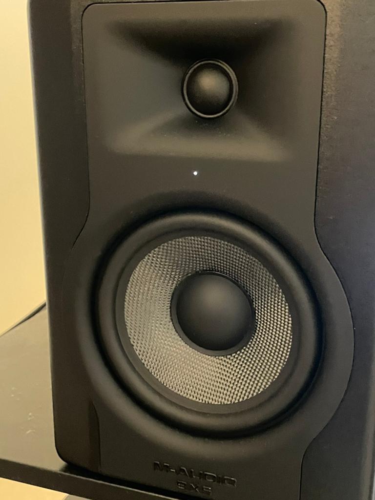 M-audio BX5 D3-monitor voor studio, mix, Audio, Tv en Foto, Luidsprekerboxen, Ophalen, Nieuw, 60 tot 120 watt, Front, Rear of Stereo speakers