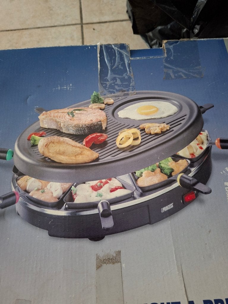 classic racete & grill set nieuw goed met kers & nieuwjaar, Ophalen, Nieuw