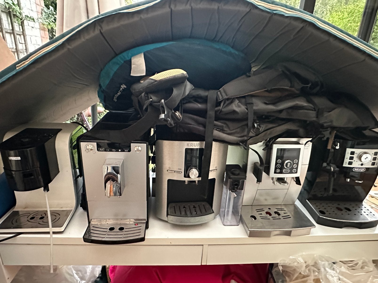 machines à café pour pièces détachées/pour le Handy Harry, Enlèvement, Ne fonctionne pas, Café en grains