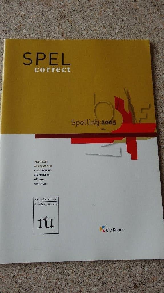 Correcte spelling, Neuf, Enlèvement ou Envoi, Néerlandais, Die keure