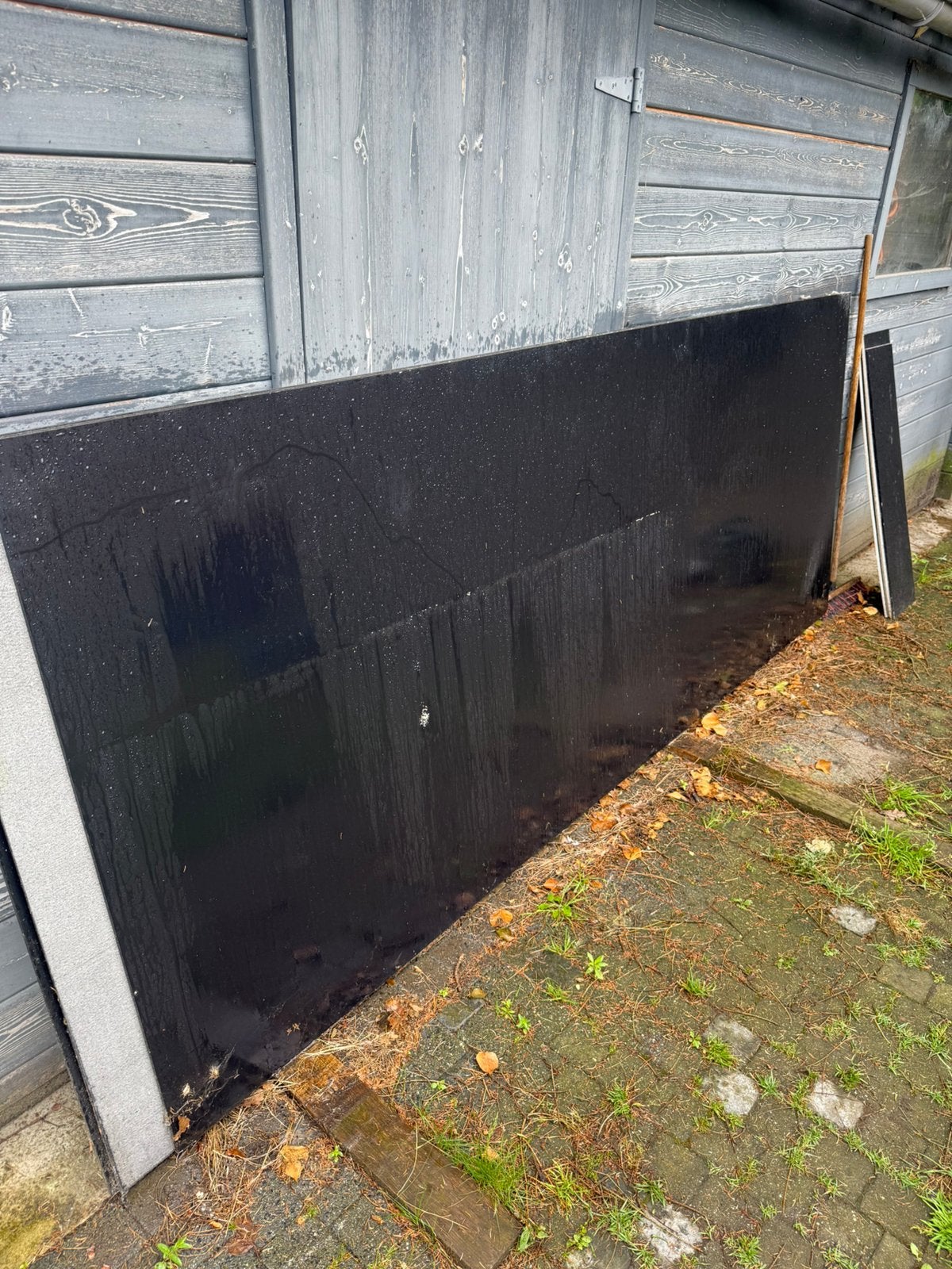 Cedral board 122cm x 3.05m C50 zwart, Jardin & Terrasse, Palissades, Comme neuf, Enlèvement, /, /