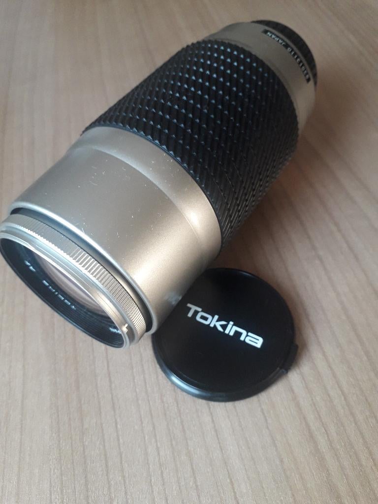 Zoomlens TOKINA 100 - 300 mm voor analoge camera, Ophalen, Gebruikt, Overige Merken