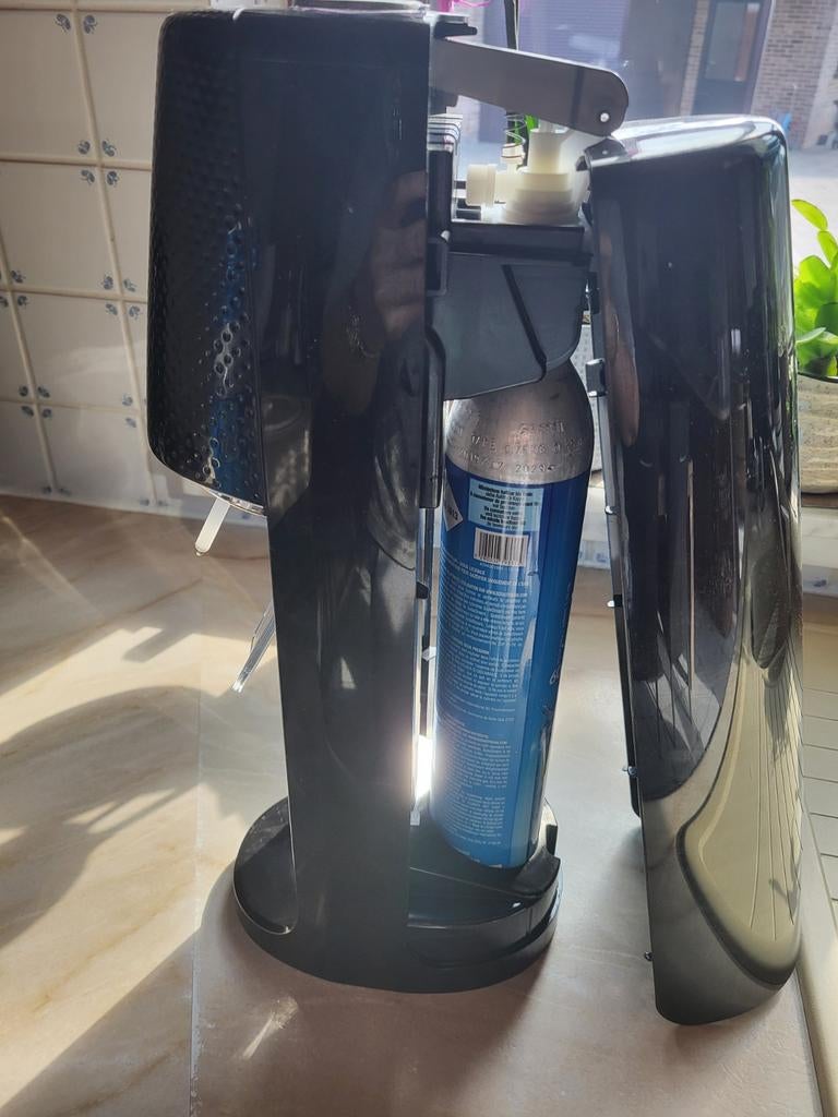 sodastream met koolzuurhoudende flessen 2, Electroménager, Machines à eau pétillante, Enlèvement