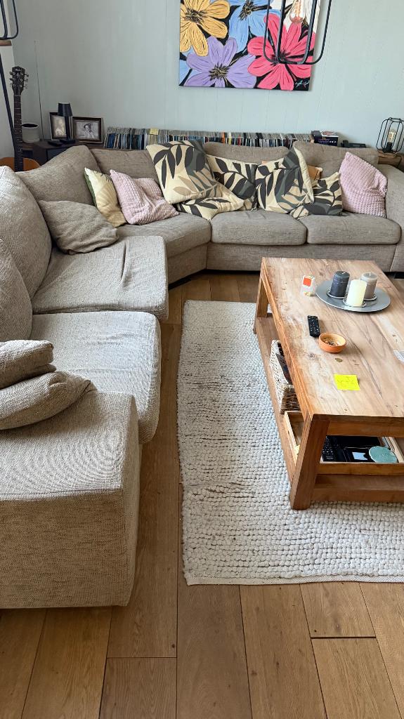 Salon, Huis en Inrichting, Zetels | Complete zithoeken, Ophalen, Gebruikt, Stof