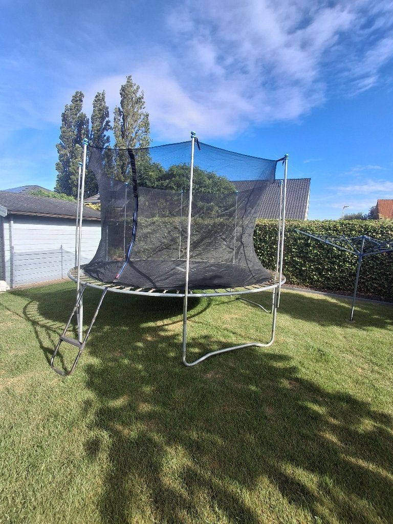 trampoline Ø 360cm met veiligheidsnet, Kinderen en Baby's, Ophalen, Gebruikt