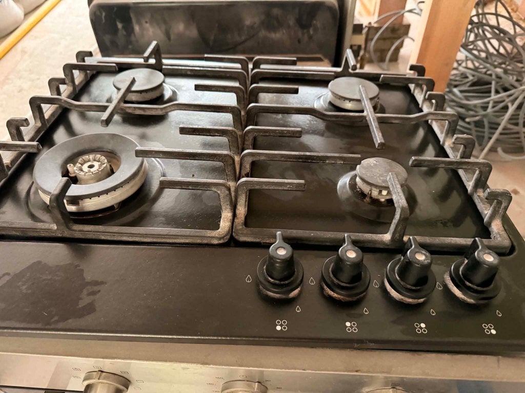 gaskookplaat, Elektronische apparatuur, Kookplaten, Ophalen, Gebruikt, 4 kookzones