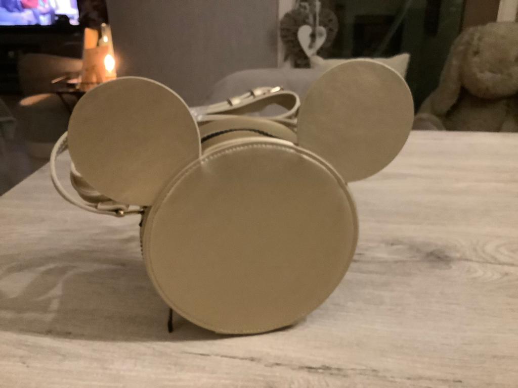 Disney Mickey Mouse gouden handtas (Nieuw), Verzamelen, Disney, Ophalen of Verzenden, Mickey Mouse, Nieuw, Tas, Koffer of Zak
