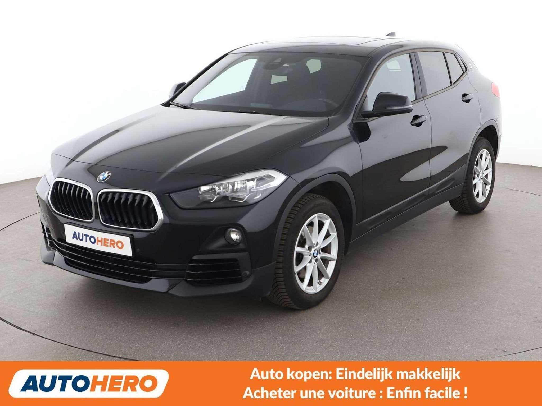 BMW X2 sDrive 18i Advantage (bj 2019, automaat), Auto's, Gebruikt, Overige brandstoffen, Zwart, 151 g/km