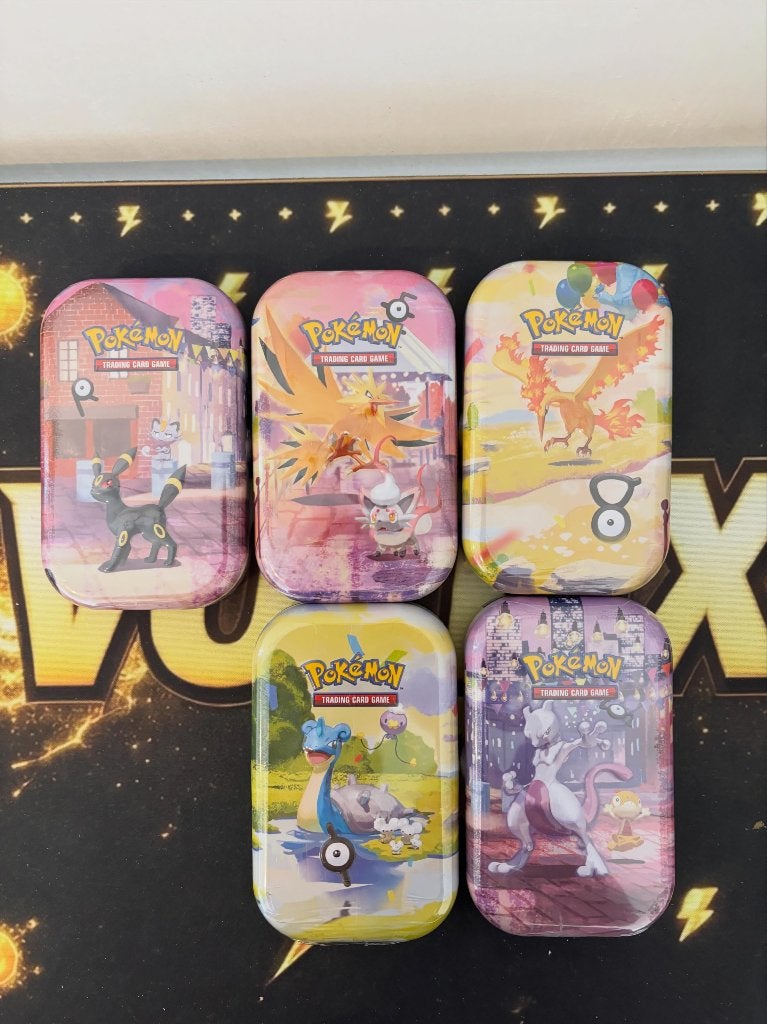 5 mini tins 30th Celebration, Enlèvement ou Envoi, Neuf, Booster, Foil