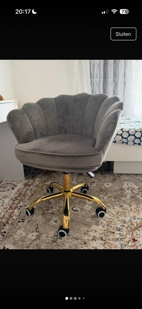 Make up tafel stoel, Huis en Inrichting, Overige materialen, 100 tot 150 cm, Ophalen of Verzenden, Zo goed als nieuw