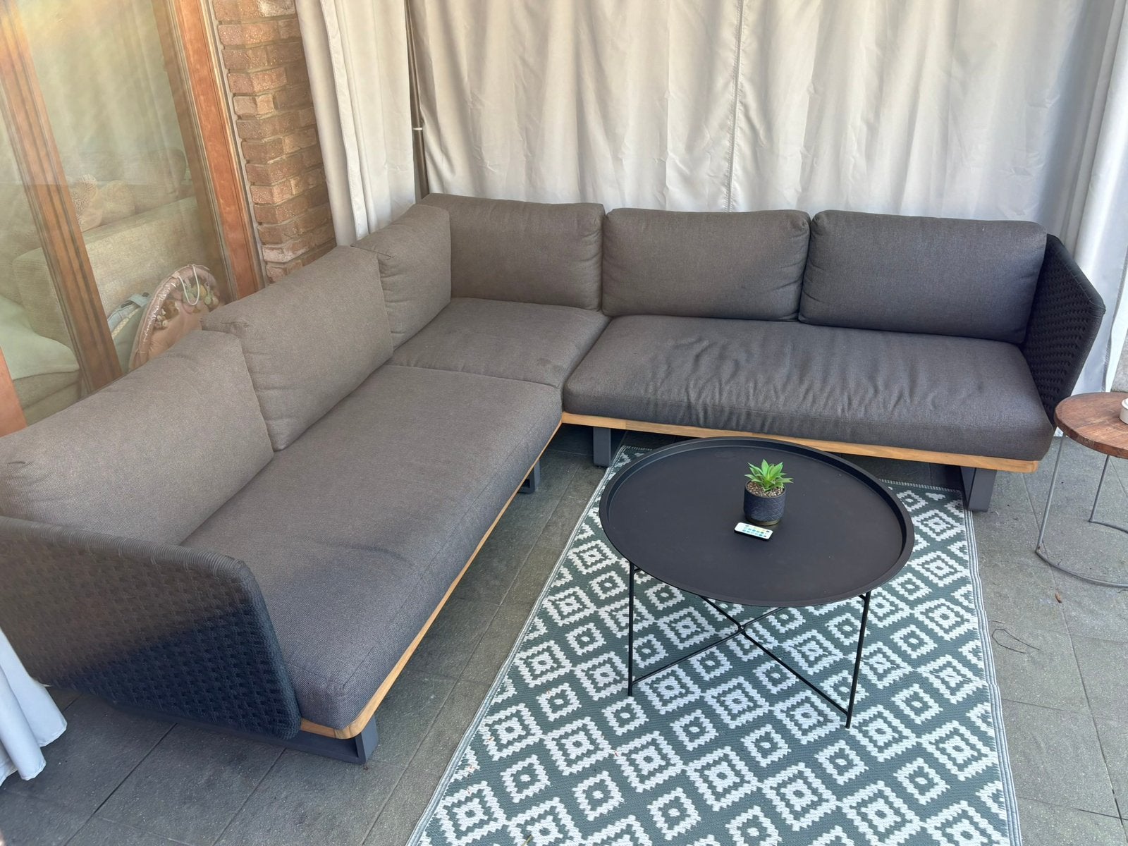 Tent  en lounge, Tuin en Terras, Ophalen, 6 zitplaatsen, Aluminium, Zo goed als nieuw
