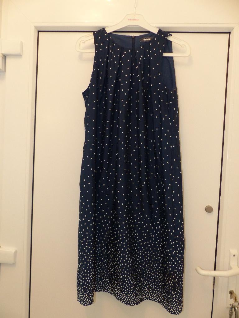 Donkerblauw jurkje Bel & Bo - maat 38, Kleding | Dames, Jurken, Maat 38/40 (M), Blauw, Bel & Bo, Ophalen of Verzenden