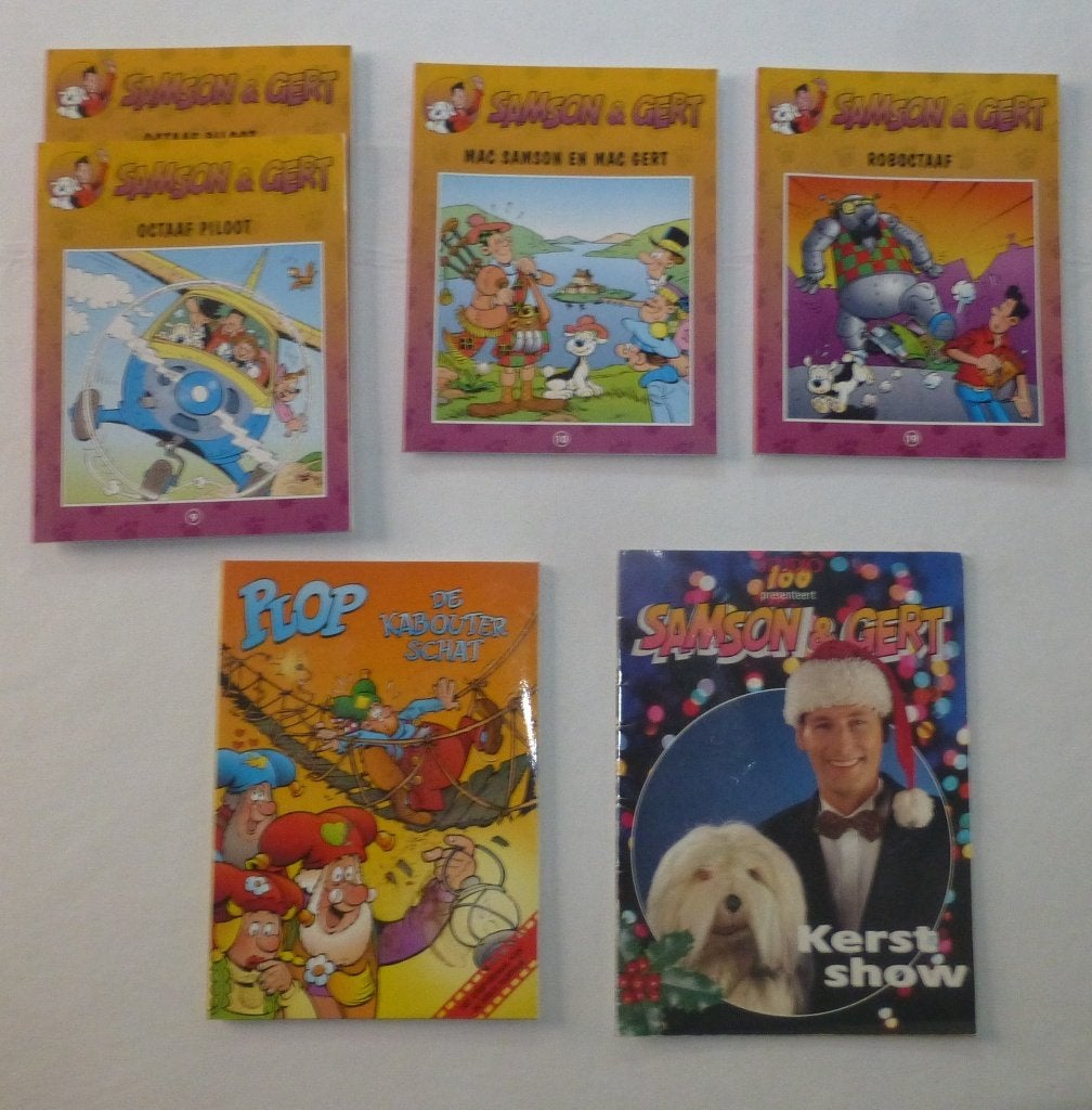 Samson en Plop 6 strips, Boeken, Meerdere stripboeken, Ophalen