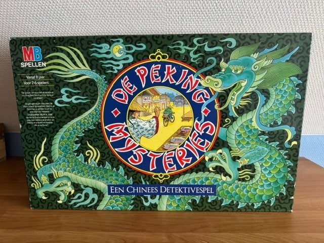 De Peking Mysteries – MB spelen Een Chinees Detectivespel, Vijf spelers of meer, Ophalen, Zo goed als nieuw, MB spelen