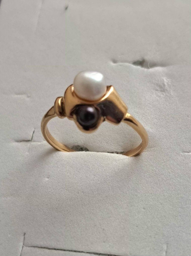 Originele Helga Kordt 18 karaat (750) ring, Ophalen of Verzenden, Goud