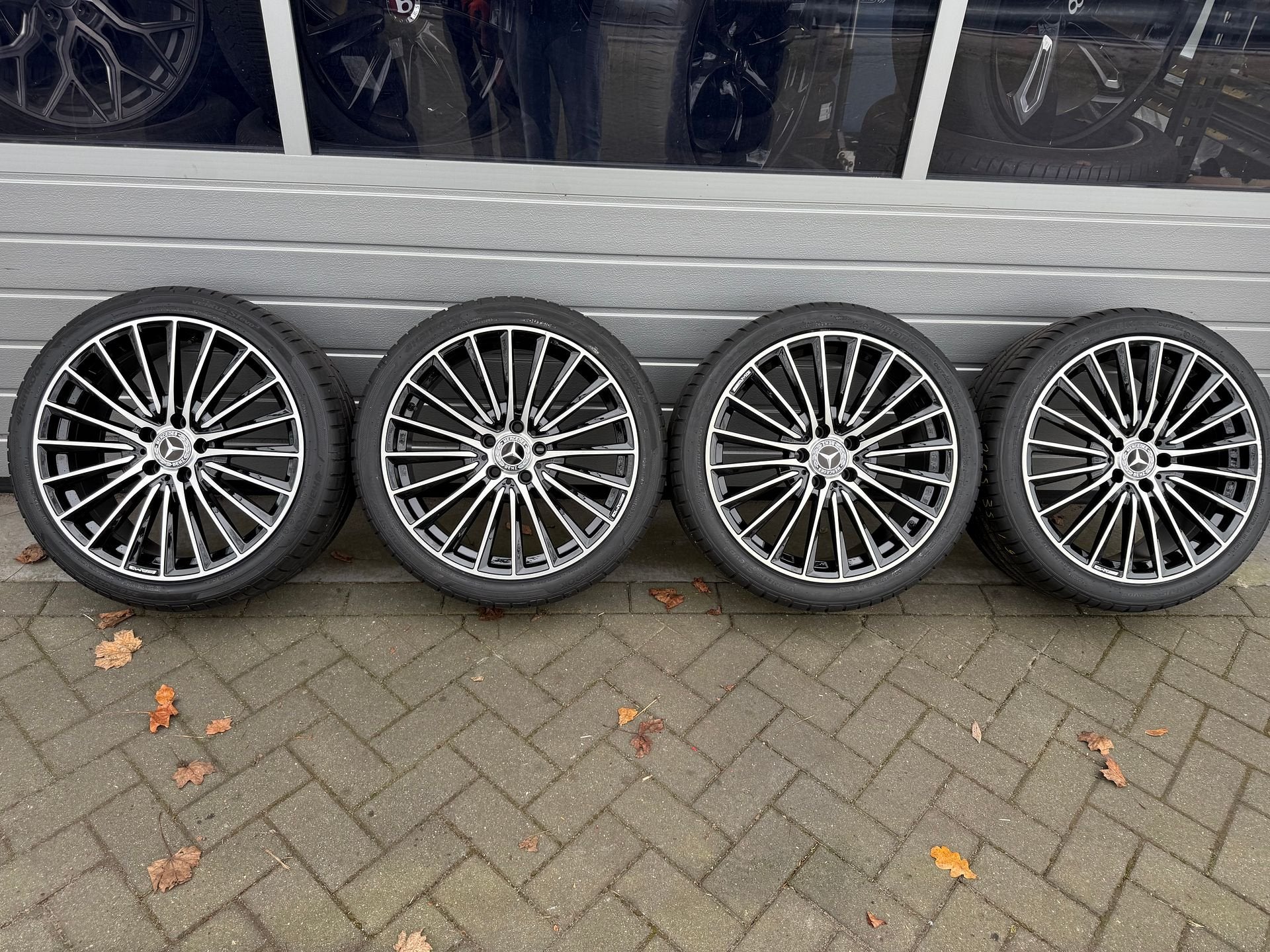 19” Mercedes S206 W206 C300E C350E AMG velgen zomerbanden, 19 inch, -, -, Banden en Velgen