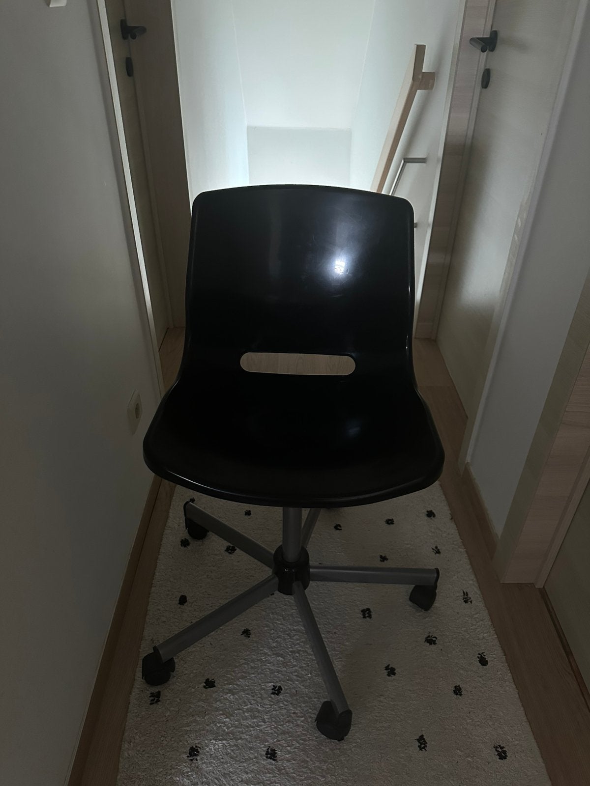 Chaise de bureau noire, Enlèvement, Utilisé, Chaise de bureau, Ergonomique