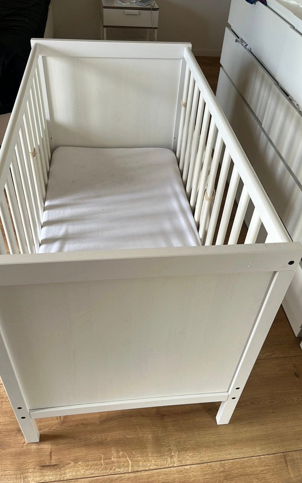 Babybedje ikea slechts 2 jaar oud, Ophalen, Zo goed als nieuw