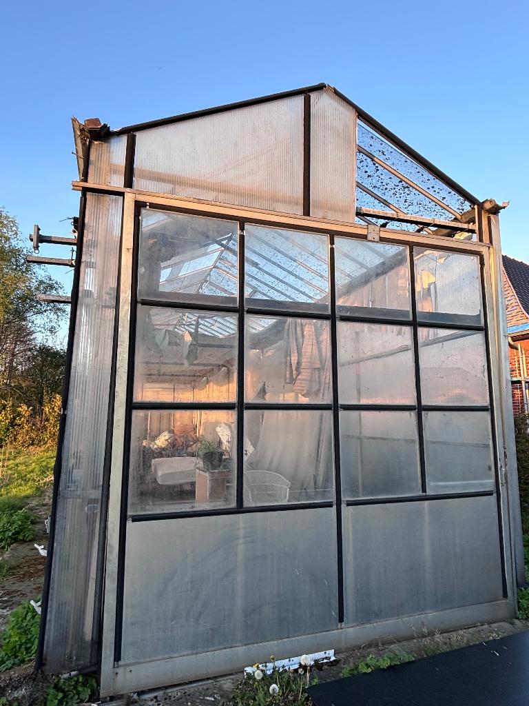 Serre, Serre, Polycarbonate, Enlèvement, Utilisé