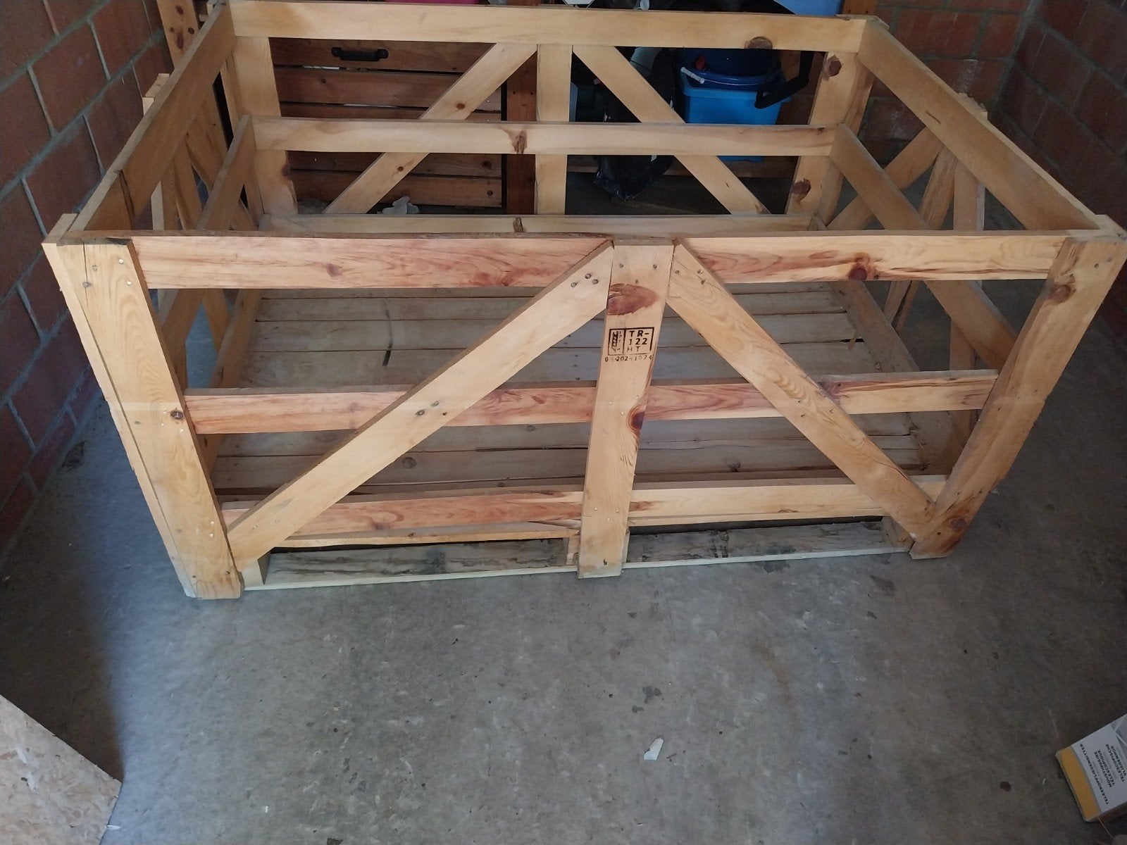 Houten bak, Ophalen