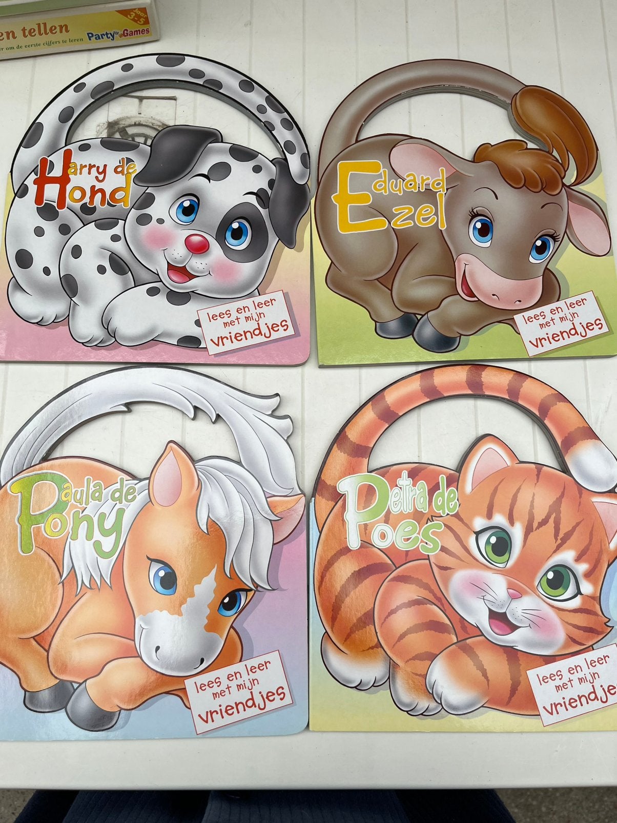 Set van 4 boekjes , lees en leer, Enlèvement ou Envoi, Comme neuf
