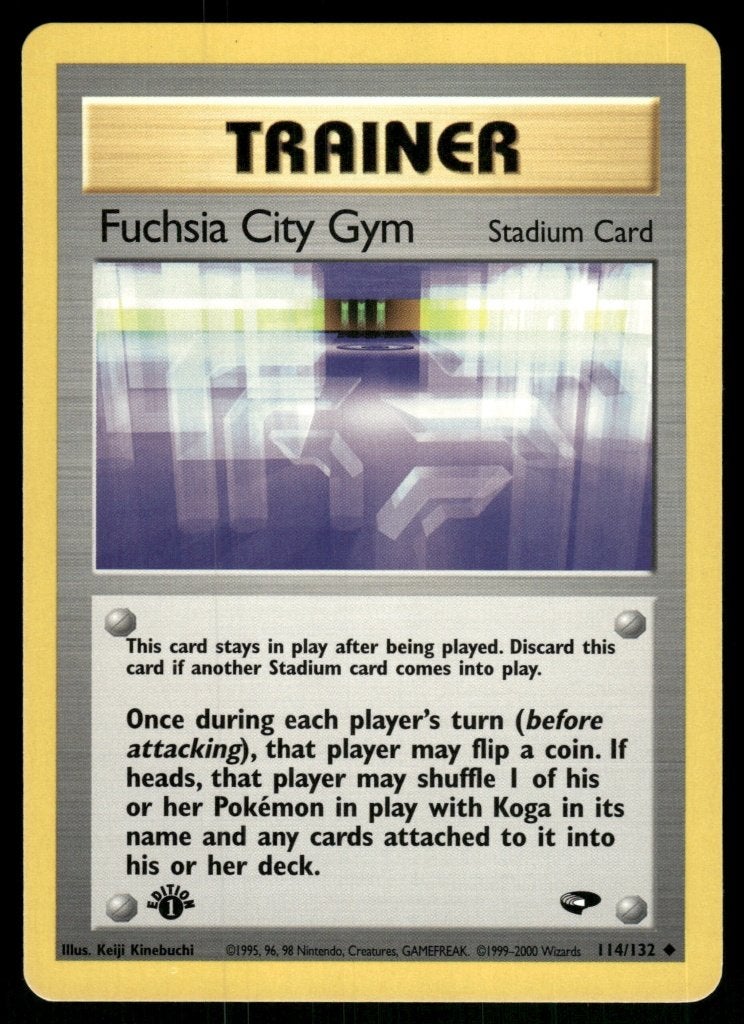 Fuchsia City Gym 114/132 - Gym Challenge (1st edition), Verzenden, Gebruikt