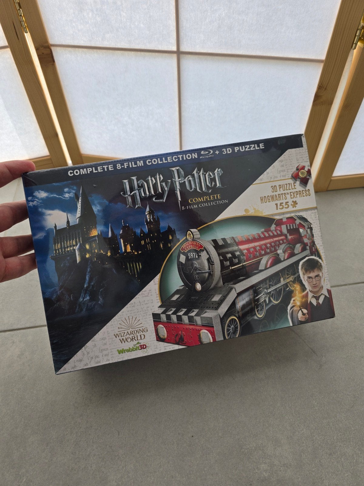 harry potter dvd bluray film en 3d puzzel hogwarts express v, Collections, Harry Potter, Enlèvement ou Envoi