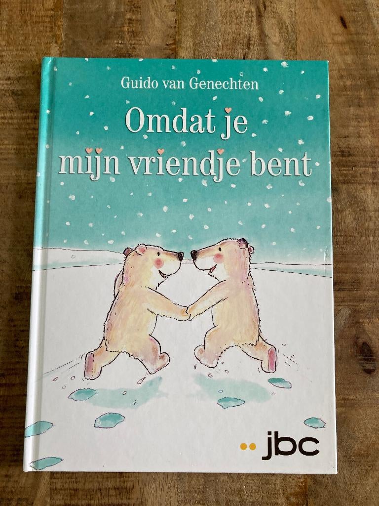 Omdat je mijn vriendje bent - Guido van Genechten - JBC, Boeken, Kinderboeken | Kleuters, Ophalen of Verzenden, Gelezen, Guido Van Genechten