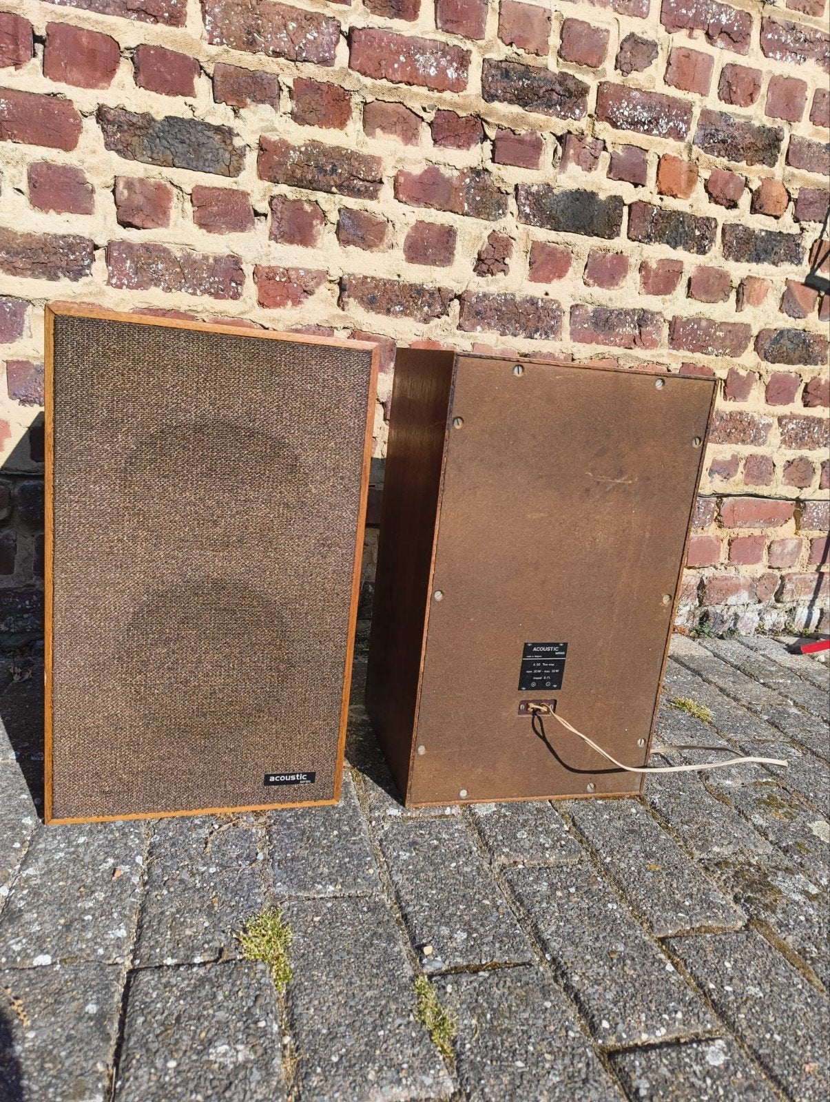 Haut-parleurs stéréo (fabriqués en Belgique), TV, Hi-fi & Vidéo, Enceintes, Moins de 60 watts, Résistant à la poussière, Enlèvement
