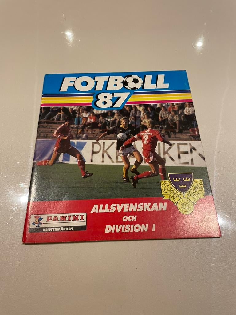 Panini - Leeg Album Fotboll 1987 Zweden ZELDZAAM, Verzamelen, Ophalen of Verzenden, Zo goed als nieuw