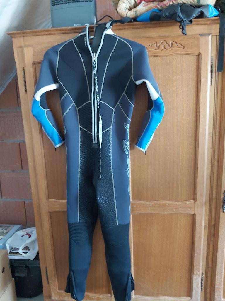 mannenwetsuit 3mm aquatex Capri waterproof S, Sports nautiques & Bateaux, Plongée, Comme neuf, Combinaison de plongée, Enlèvement
