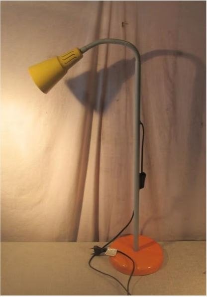 Mooi Retro metalen Bureaulamp - 71cm, Ophalen of Verzenden, Huis en Inrichting