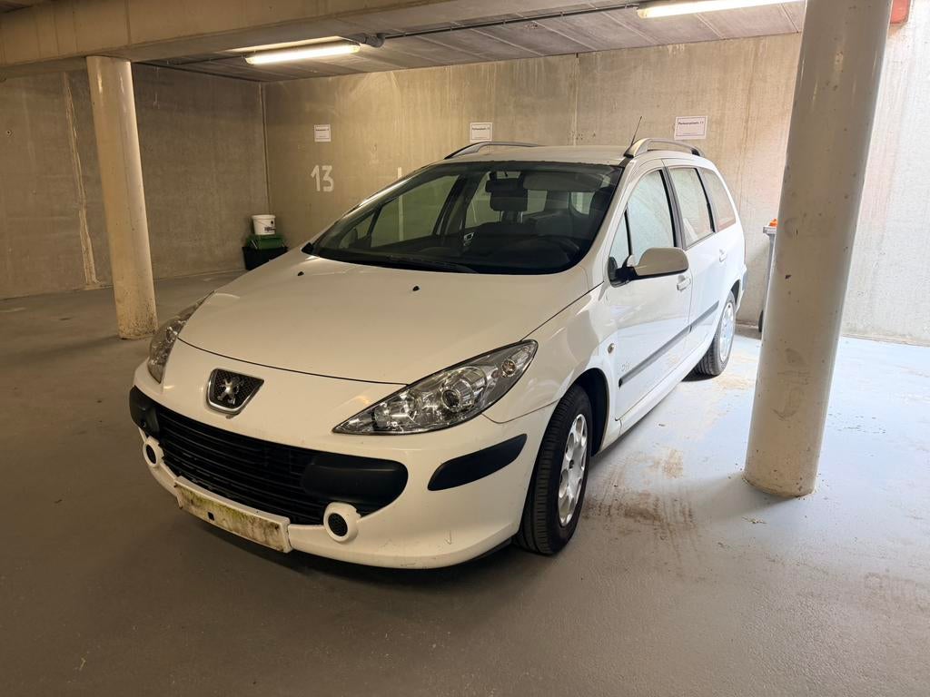 peugeot 307 sw lichte vracht zo meenemen, Auto's, Wit, Particulier, Te koop, Airconditioning