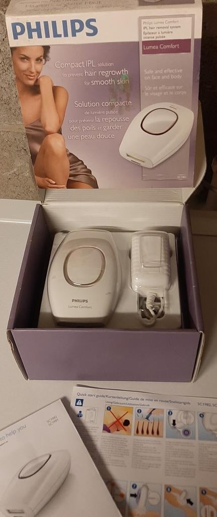 Philips Lumea Comfort, laserontharing, Enlèvement