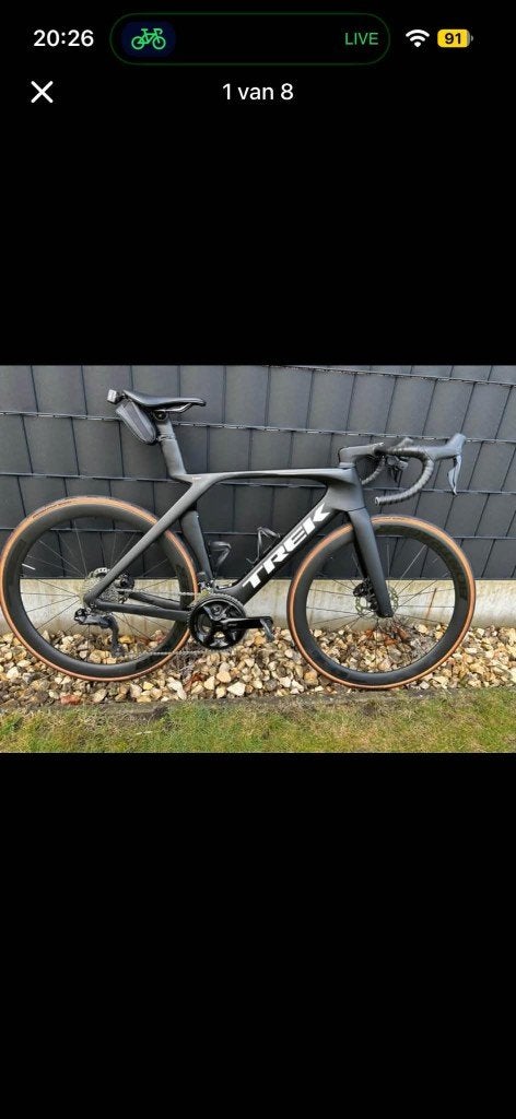 Koersfiets trek madone SL6, Fietsen en Brommers, Ophalen, Zo goed als nieuw