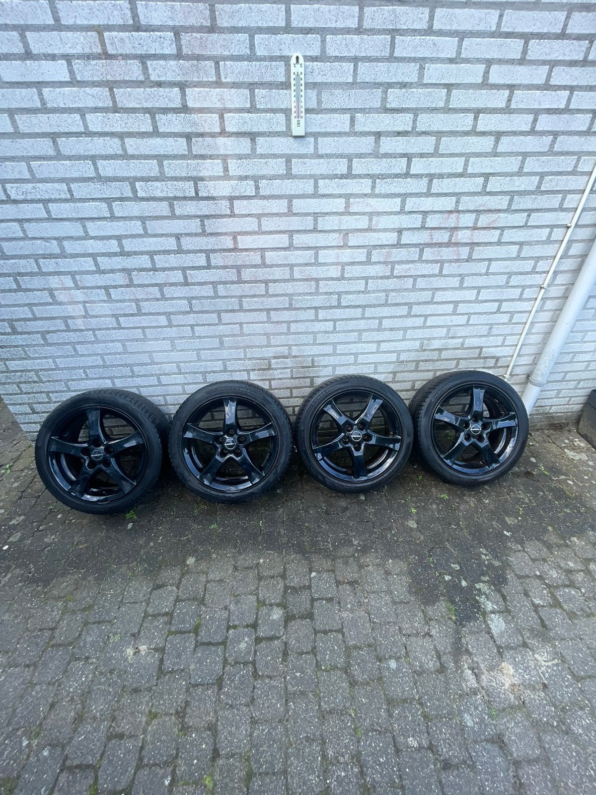 Borbet lichtmetalen velgen met winterbanden, Auto-onderdelen, Banden en Velgen, Ophalen, Velg(en), 16 inch, Nieuw