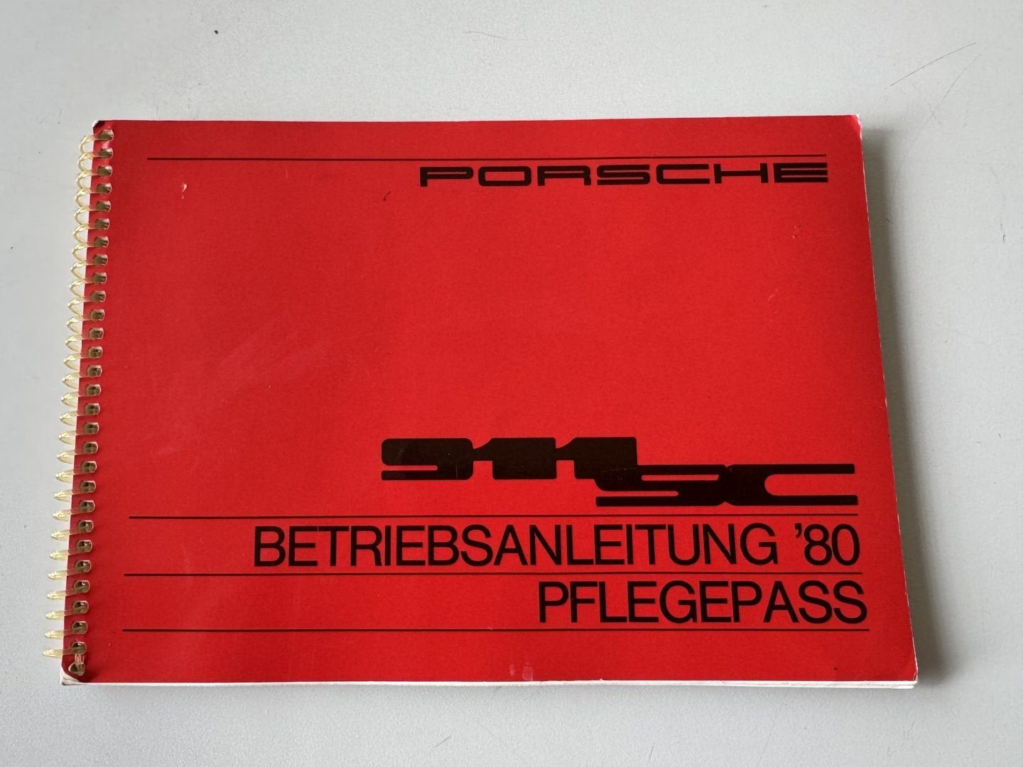 Porsche 911 SC  WKD 4686.10 instructie / ond.houdsboekje, Enlèvement ou Envoi