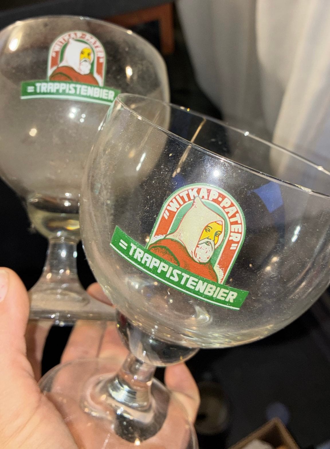 Verres à bière Witkap Pater Trappist