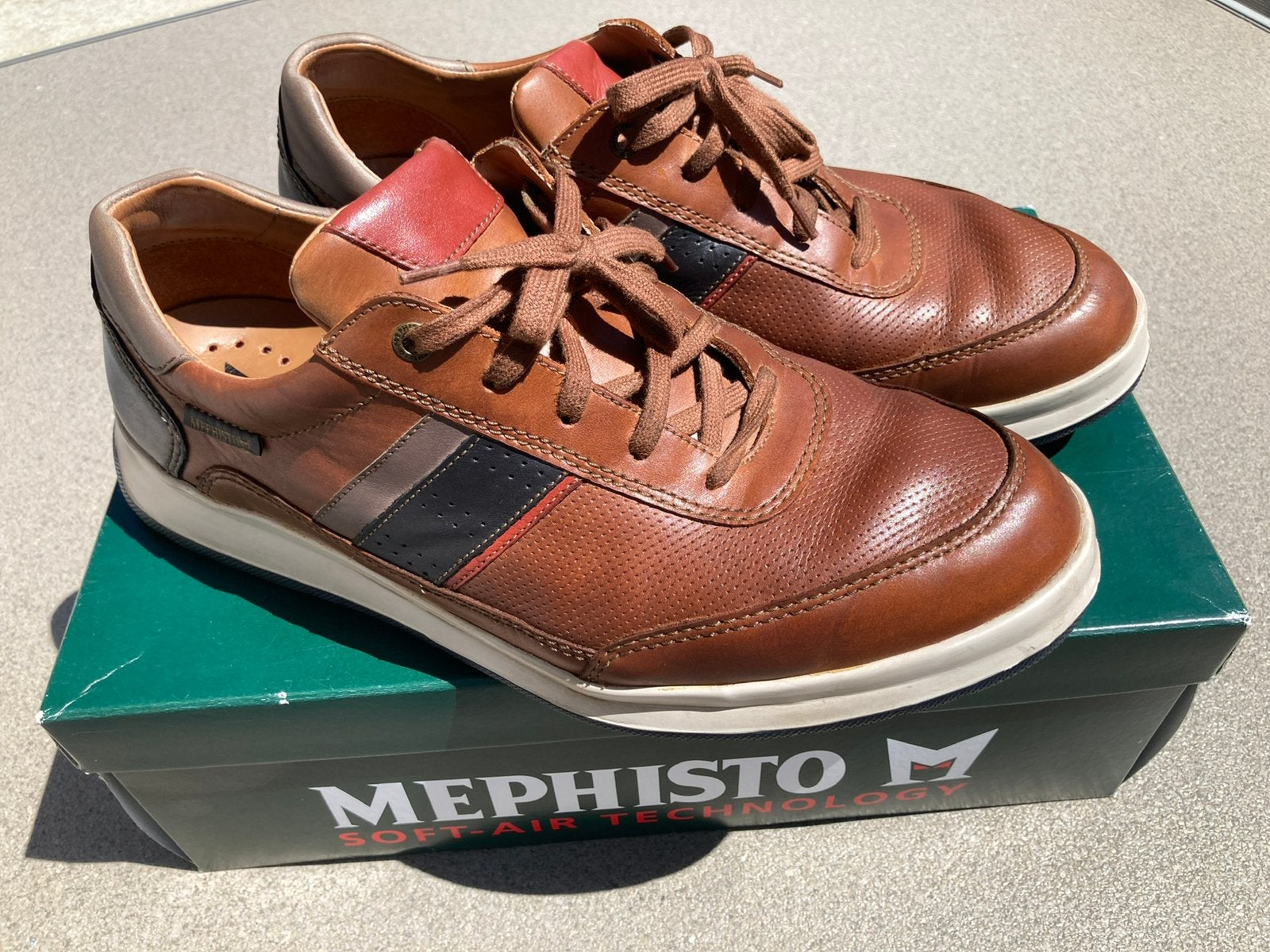 Schoenen, Kleding | Heren, Schoenen, Ophalen, Gedragen, Bruin, Veterschoenen