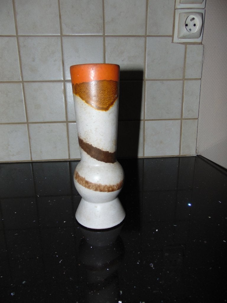 Retro vaas 21 cm, Ophalen of Verzenden, Huis en Inrichting