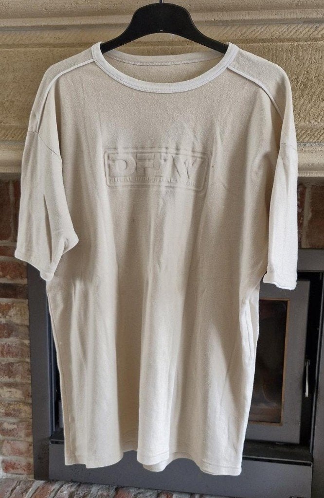 T-shirt DFJW pour homme KM - taille L - écru, DFJW, Beige, Taille 52/54 (L), Porté